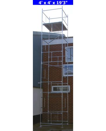 Scaffold Tower 4'x4'x19'9"