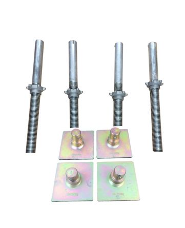 Alloy Legs and Base Plates (Set of 4)